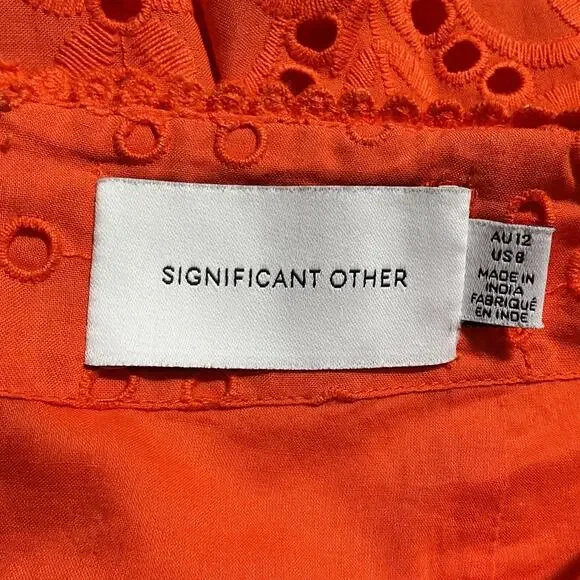 Significant Other Elegant Scarlet Juliette Maxi Dress Size 8 - Picture 4 of 5